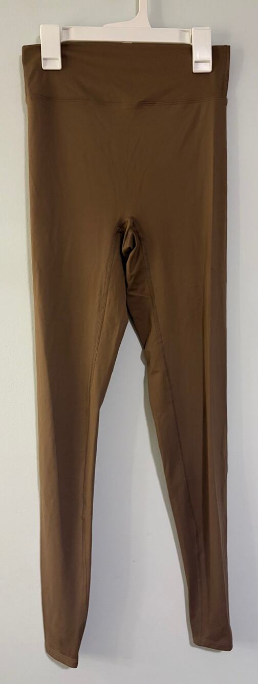Lounge Apparel Brown High Rise Leggings Small Seamless Waistband
